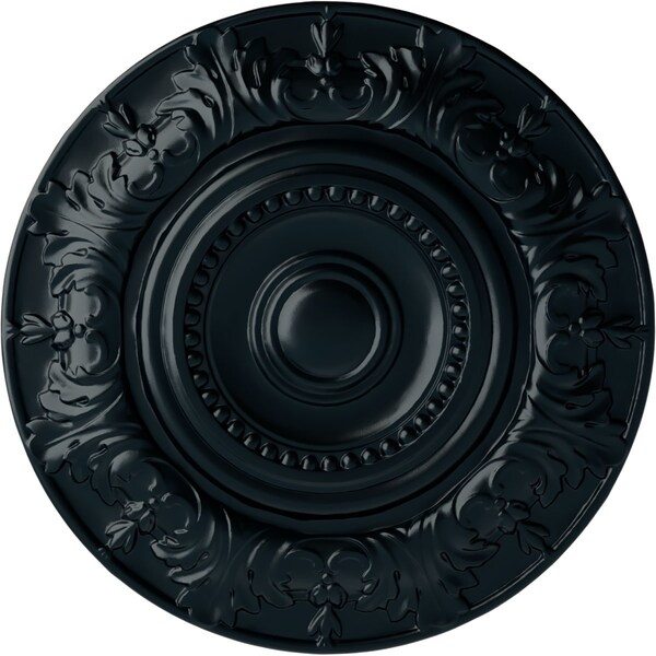 Ekena Millwork Biddix Ceiling Medallion (Fits Canopies up to 7 1/2"), Hand-Painted Night Shade, 20 7/8"OD x 1 1/4"P CM20BXNSF - main